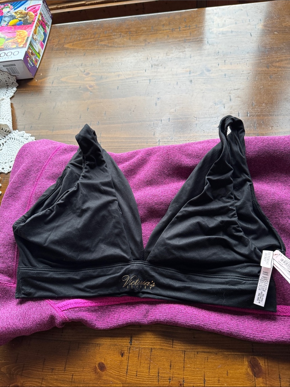 Victoria's Secret Black Wireless Bralette